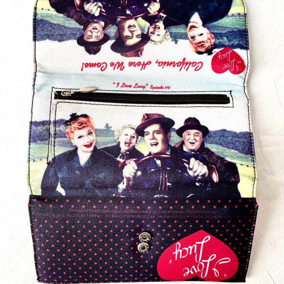I Love Lucy Wallet, "California, Here We Come!" Episode 110 Trifold, Rare, EUC! - Picture 11 of 14